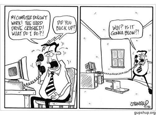 Hard Drive Crash comic
