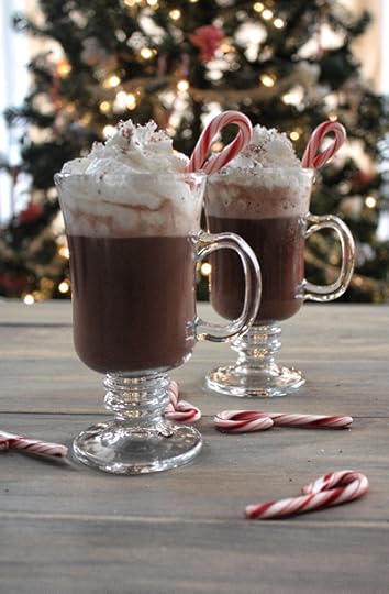 candy cane hot chocolate