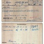 Medal Index Card for Sergeant Hammie Neill