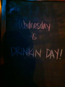 Update, This Week in Words, Wednesday, Drinking, Dirty Trix, Comedy, Open Mic