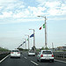 Flags on the autostrada