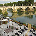 The River Tiber, looking east from outside the Castel Sant'Angelo