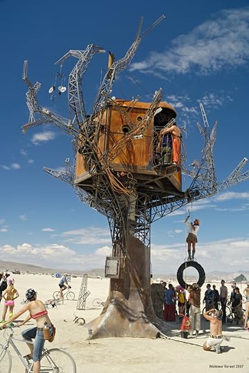 The Burning Man Steampunk Treehouse