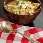 Chicken Chili with White Beans - This chili redolent with spices and bursting with chicken and white beans comes together quickly in 30 minutes or less.