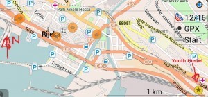 Map to Youth Hostel. Best things to do in Rijeka, Croatia