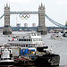 Tower Bridge and the Olympic rings
