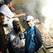 Cooking kebabs at the al-Kandaris' house