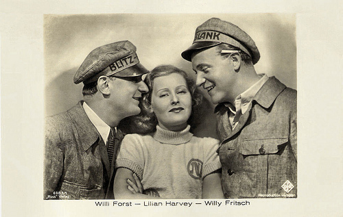 Willi Forst, Willy Fritsch, Lilian Harvey in Ein blonder Traum