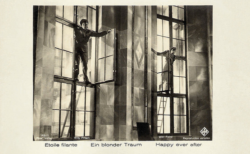 Willy Fritsch and Willi Forst in Ein blonder Traum