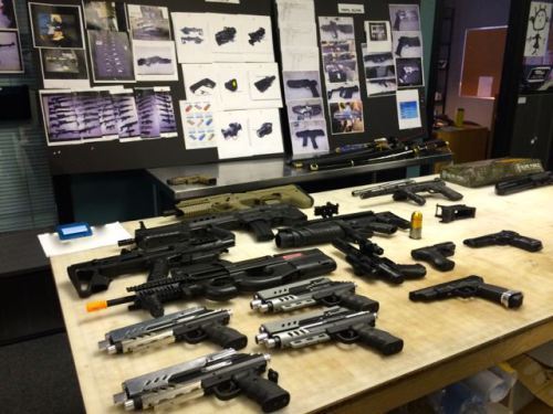 A veritable smorgasbord of firepower!