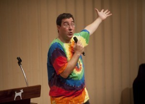 Mark Binder at the National Yiddish Book Center