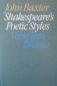 Shakespeare's Poetic Styles