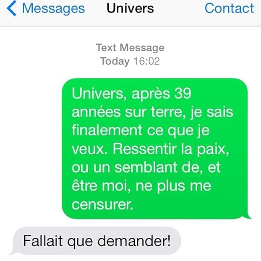 Msg à l'univers #life #montreal #mtl #qc #message #note #univers #texto