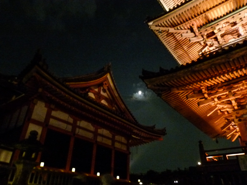 The Moon at Kiyomizudera
