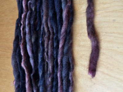 Homemade Rasta, left and commercial Rasta, right.