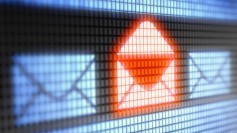 Abstract digital image of a letter