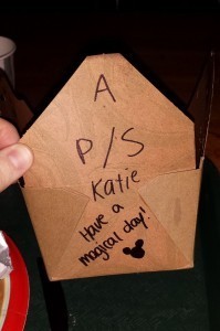 This was my late night Pasta Creation at Port Orleans Riverside... it was quite tasty!