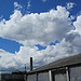 Clouds over the yard, Greenwich