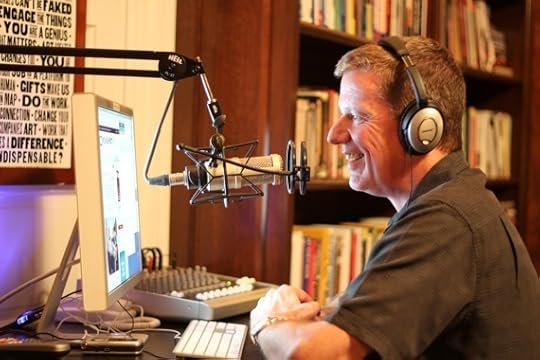 Michael Hyatt Broadcasting from His Home Studio