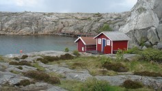 Idyllic scene from Smögen, Bohuslän, Sweden
