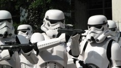 Imperial Stormtroopers from a cosplay convention. Photo from FreeStockPhotos.