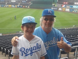 Johnny, with his son Jack