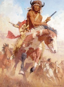 Horse Raid, by David Mann