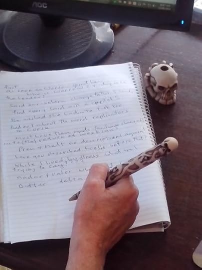 My skull pen