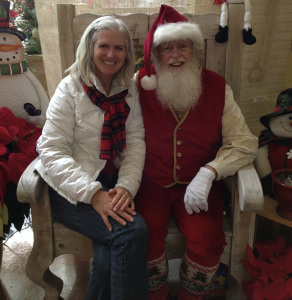 Santa and me