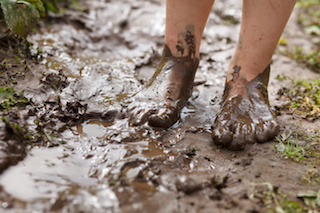 muddy
