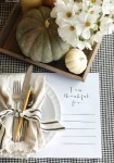 Thankful Printable Placemat via Ella Claire