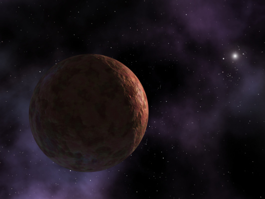 A large, Earth-sized planet may be 'pulling' dwarf planet Sedna towards the edges of the solar system (Picture: Rex)