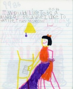 Tracy's work at age 6