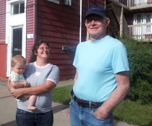 Saint John neighbors who came to see what the 
