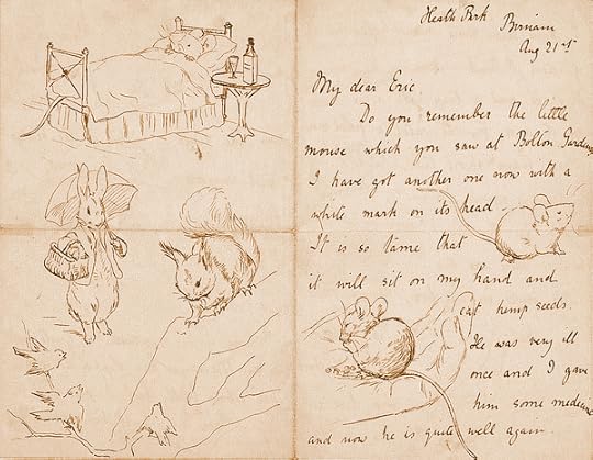 Illustrated letter by Beatrix Potter, 1892