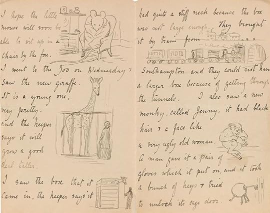 Illustrated letter by Beatrix Potter, 1895