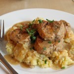 Pork Medallions with Sherried Shallot Sauce - You