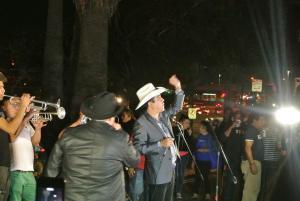 Voces del Rancho backed by Banda la Arrazadora; photo by Valeska Cañas