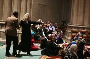 Muslim prayers Washington National Cathedral