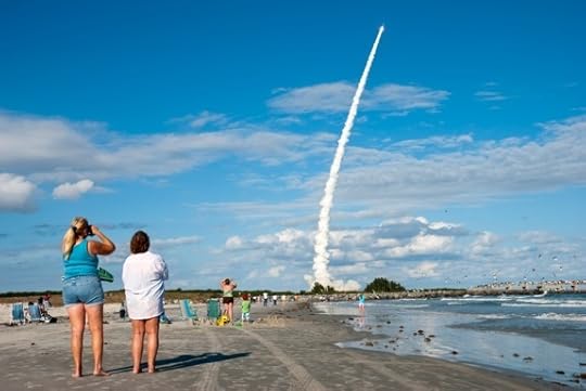 A Rocket Launches from Cape Canavera - Photo courtesy of ©iStockphoto.com/jcarillet, Image #17082802