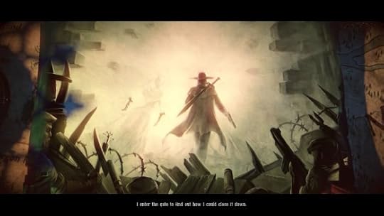 A cutscene from the Ink Hunt DLC for The Incredible Adventures of Van Helsing II