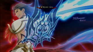 Gaius begins Absolute Domination (Mystic Arte) in Tales of Xillia's final battle