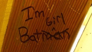 Graffiti reading 