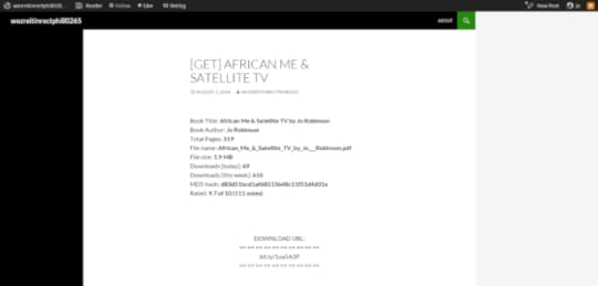 GET African Me Satellite TV wozreitinrectphi80265