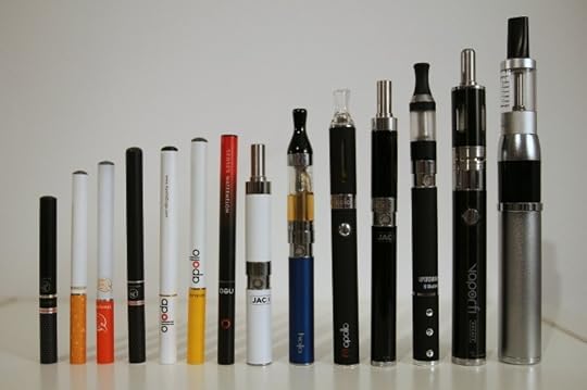 Different types of electronic cigarettes by TBEC Review. CC BY 2.0 via Flickr.