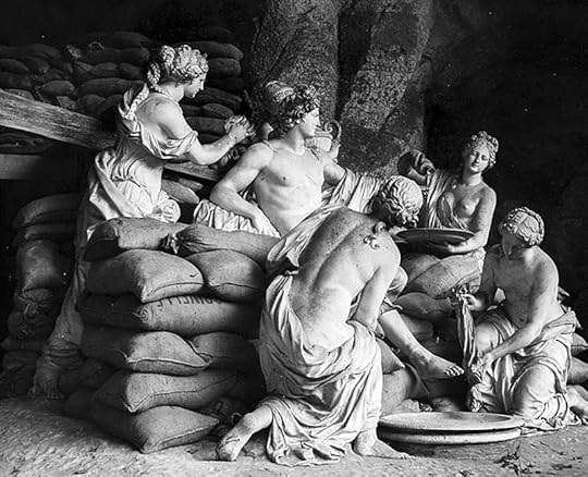 Versailles statues hidden during the Second Worldwide War.