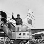 CNAC mechanic Bill Sanford and a CNAC DC-4, Shanghai, 1948