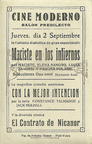 Maciste all'inferno retro Cine Moderno