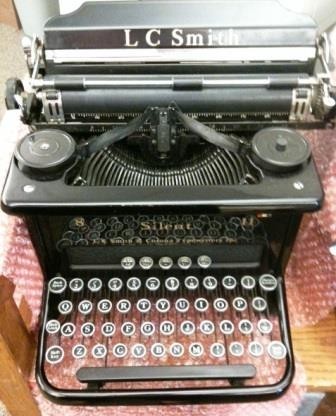 Biddy's typewriter