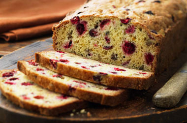 Ocean Spray Cranberry Bread as seen on Nancy Zieman's Blog
